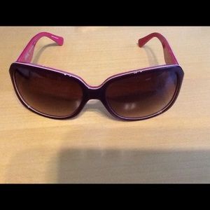 purple coach sunglasses